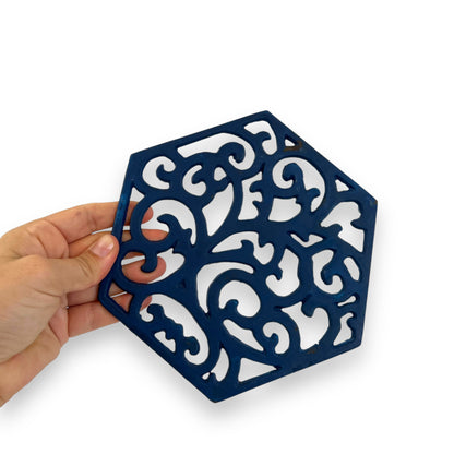 Blue Metal Trivet