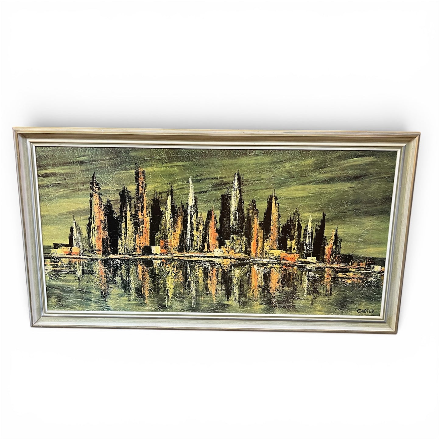 “Bronze Skyline" art print by Carter