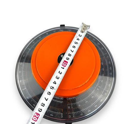 Salter Orange and Black Kitchen Scale with Large Bowl