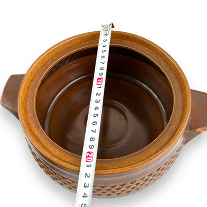 Nerfetiti G80 Brown Large Pot & Lid