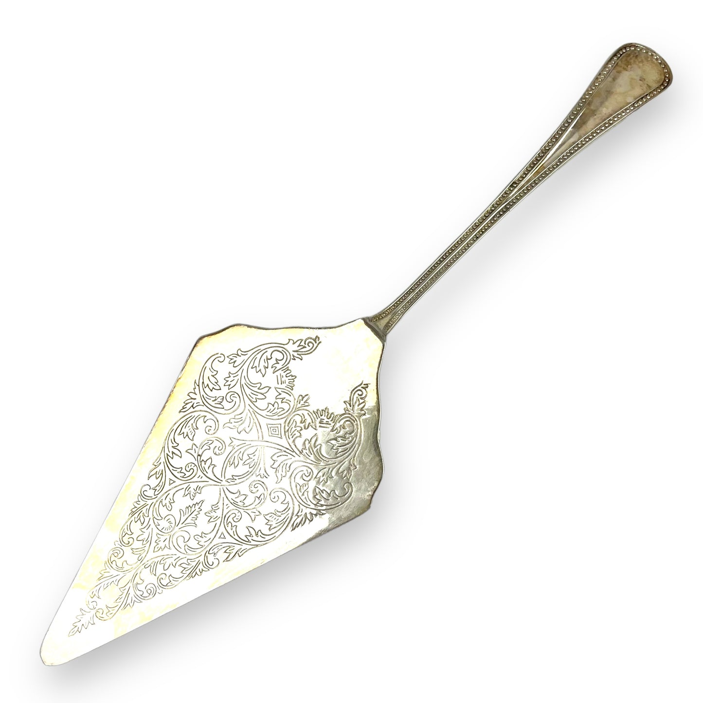 Silver Ornate Cake Server