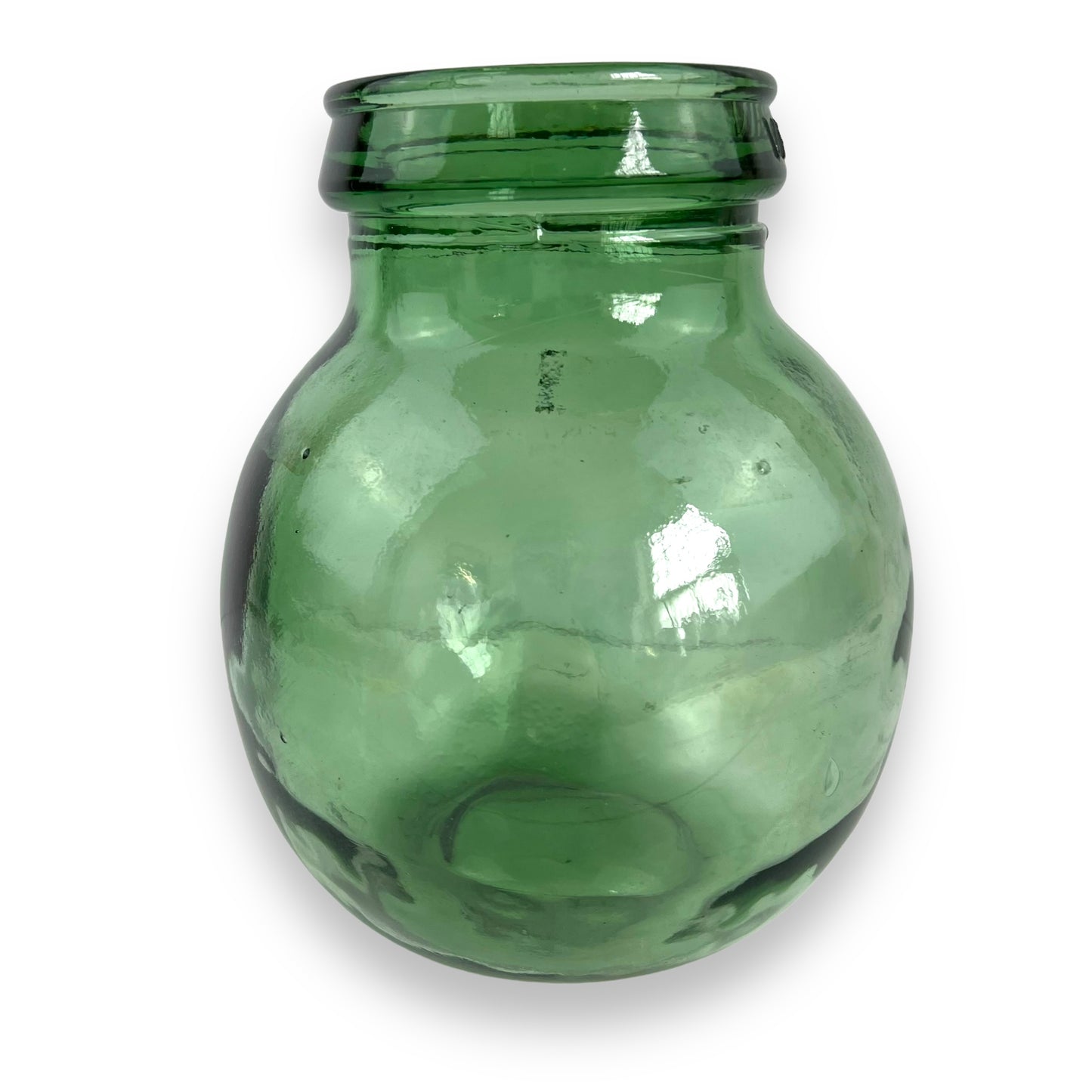 Viresa Green Glass Jar