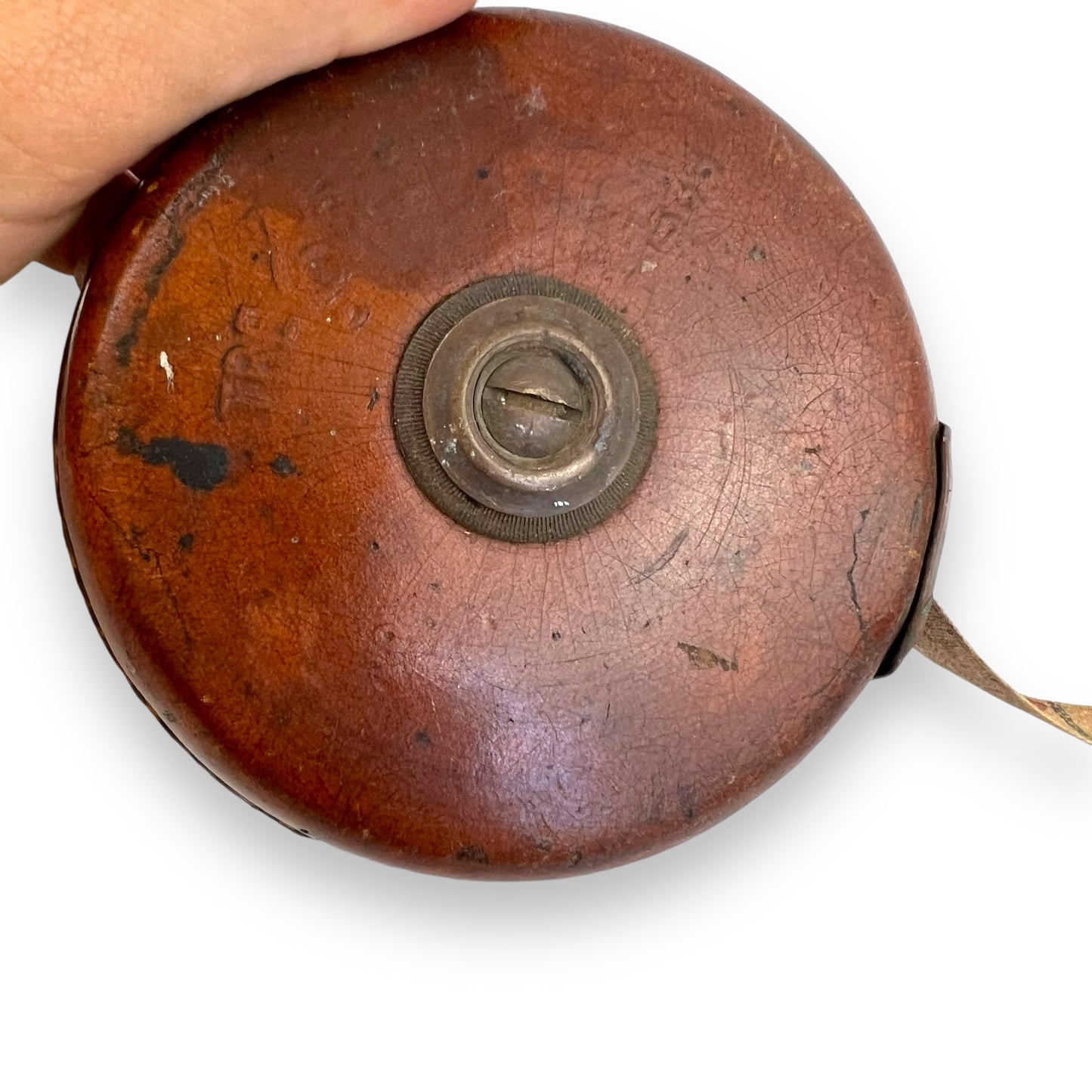 Vintage Leather Measuring Tape - Antique Craftsman’s Tool
