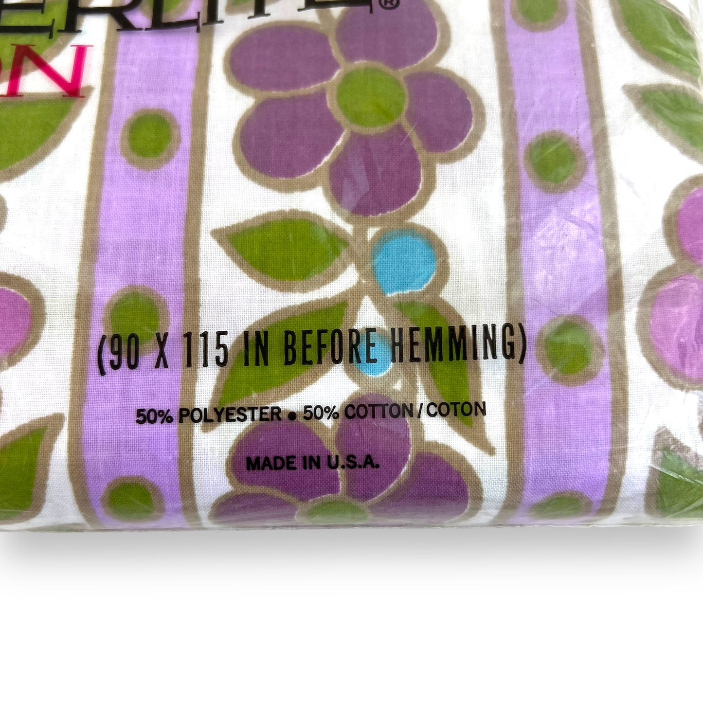 Featherlite purple flower sheet