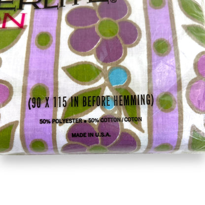 Featherlite purple flower sheet