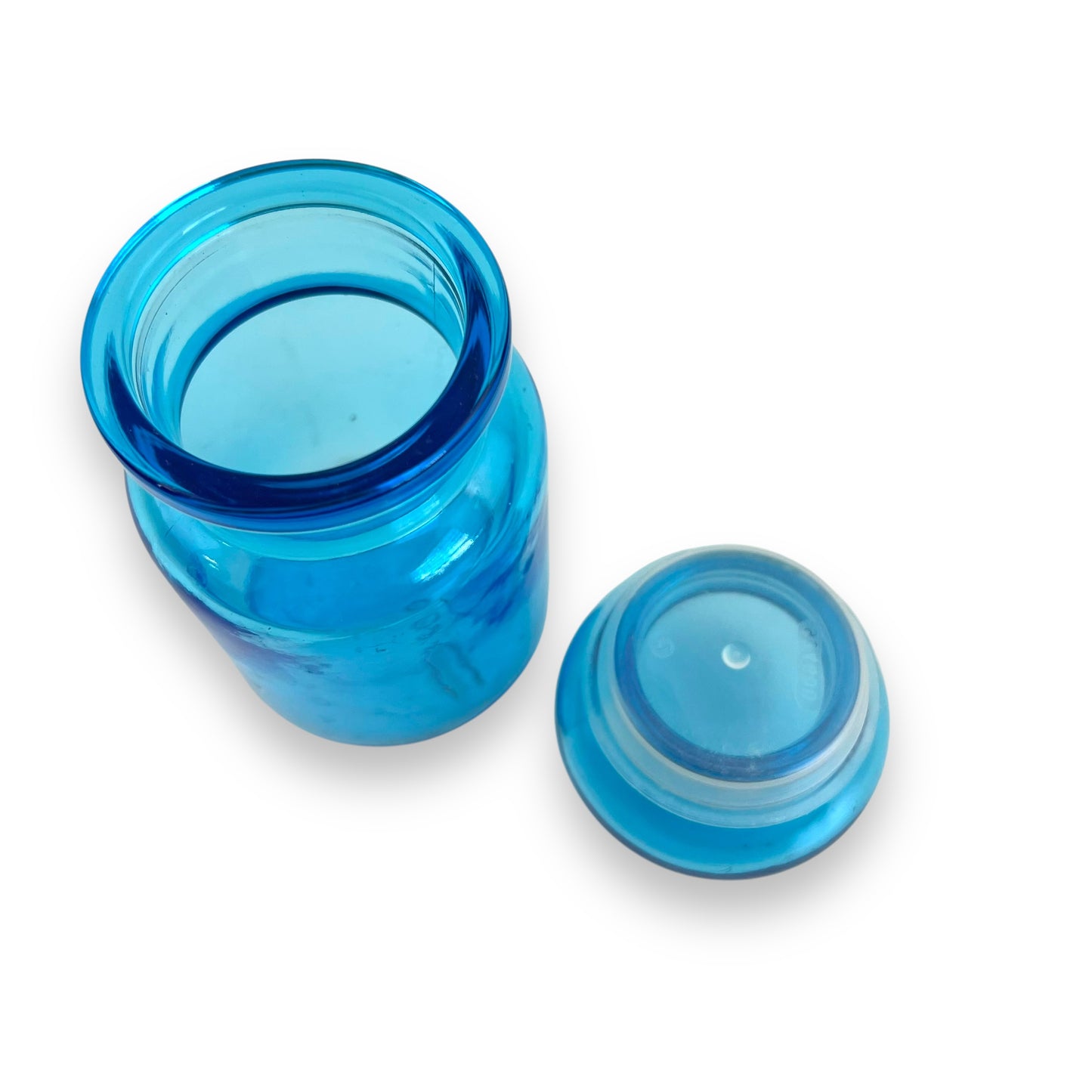 Blue Glass Apothecary Jar – Made in Belgium