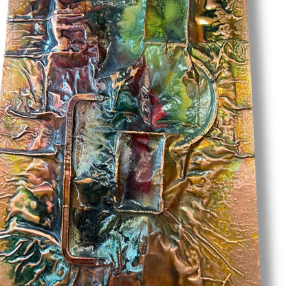 Brutalist Copper Wall Art