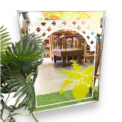 Gloria Eriksen Fern Print Mirror Artwork