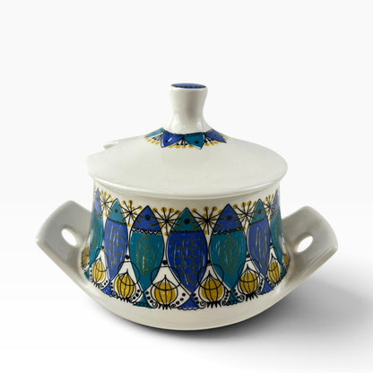 Figgjo Flint Norway ‘Clupea’ Lidded Serving Bowl – Turi Gramstad Oliver