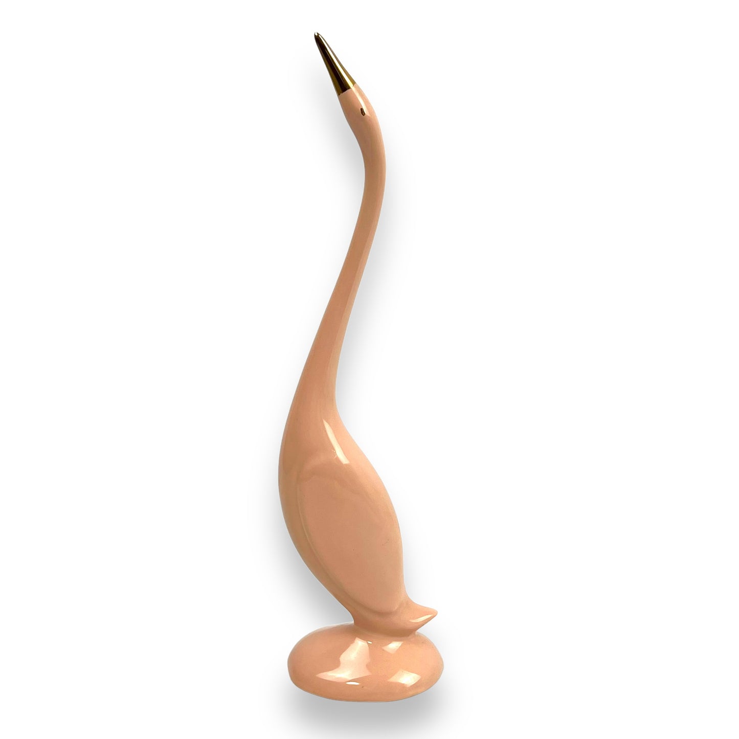 Pink & Gold Bird Statue