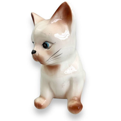 White Cat Plant Pot