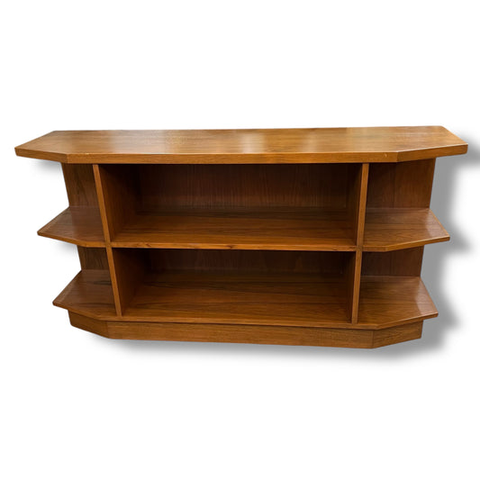 Teak Display & Storage Unit – Open Shelf Sideboard