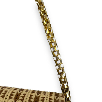 Jacqui Melbourne Brown patterned bag