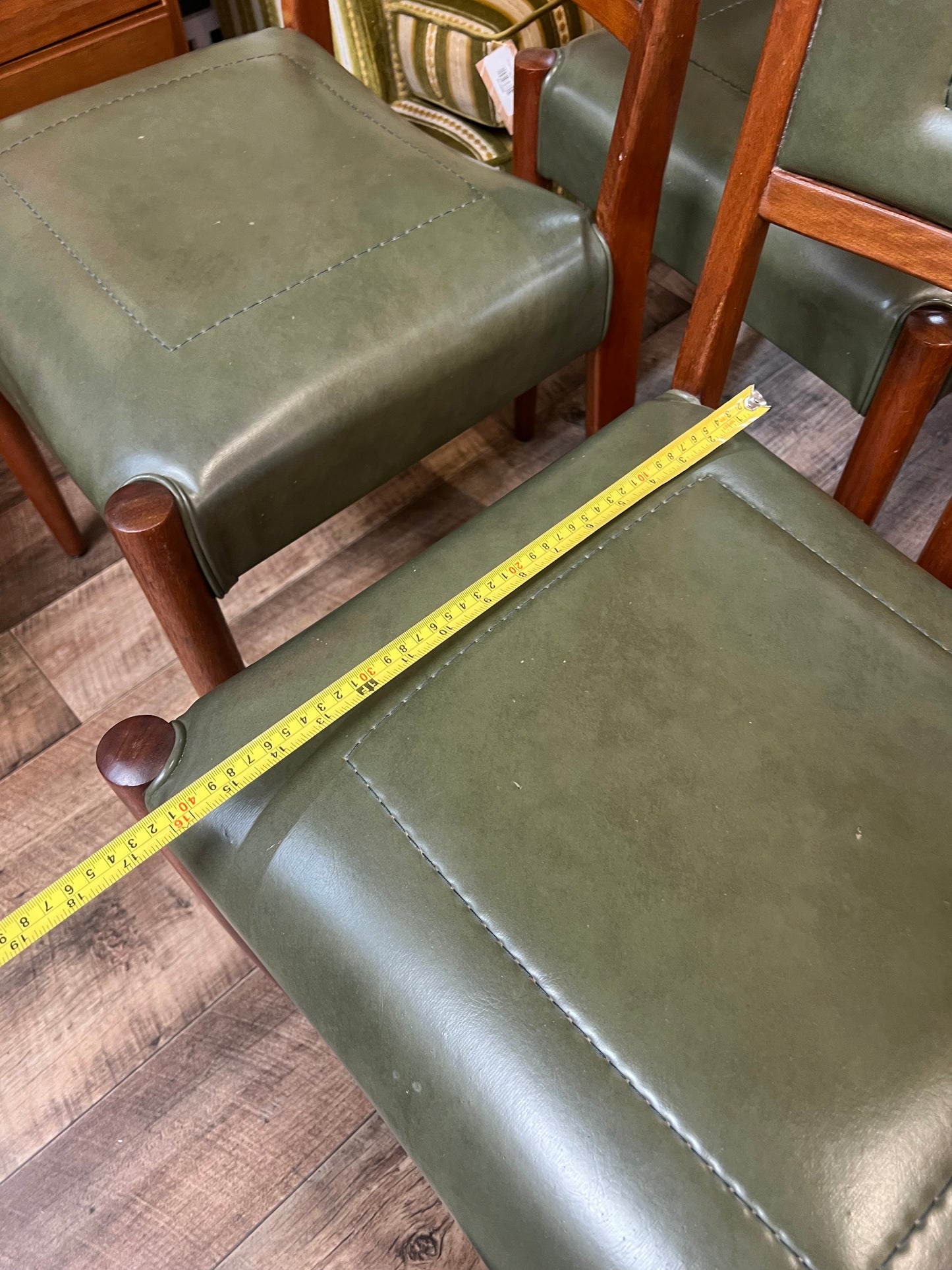 Chiswell Green Vinyl Dining Chairs – Set of 4