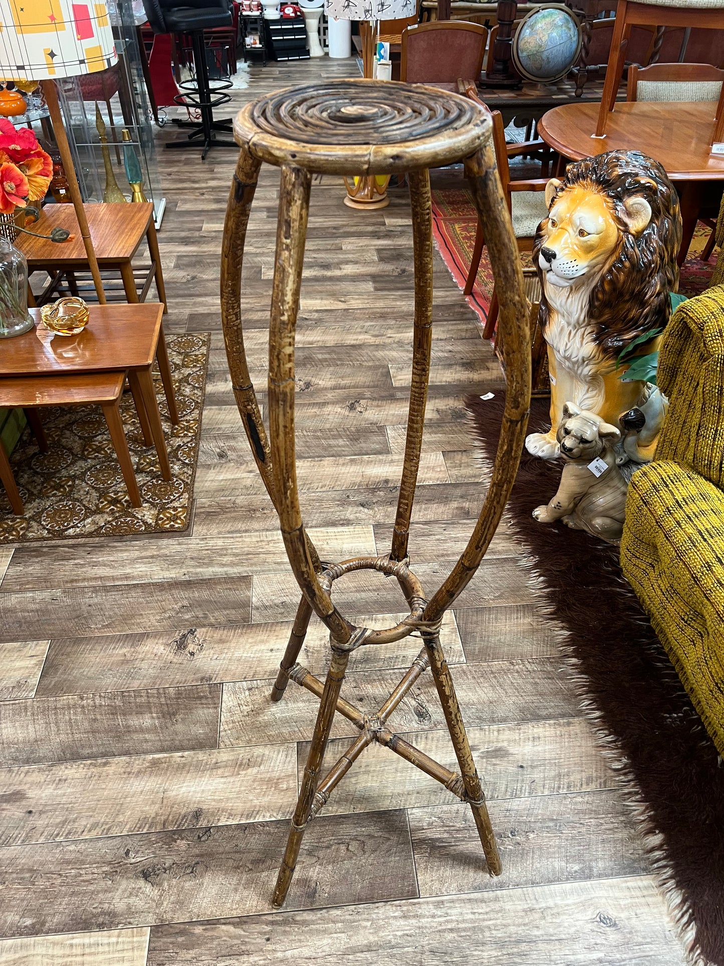 Cane Plant Stand