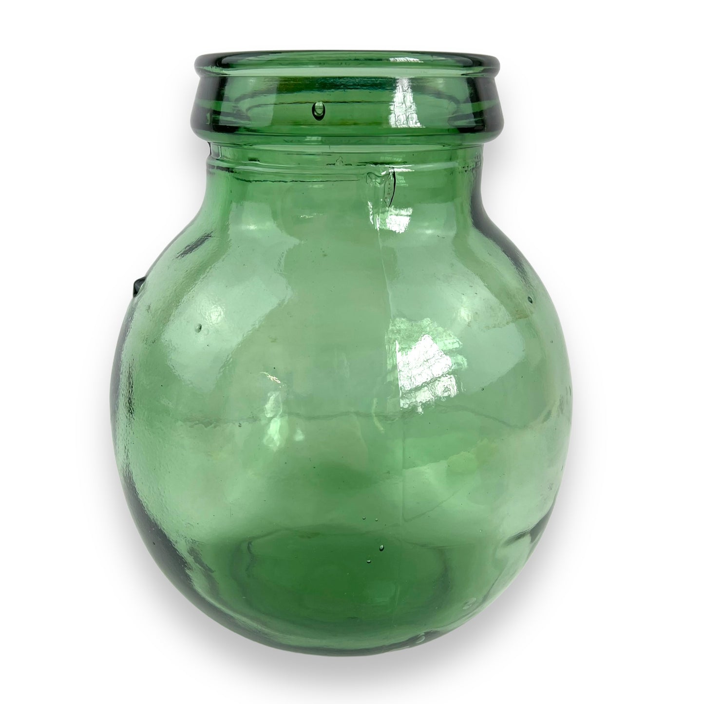 Viresa Green Glass Jar