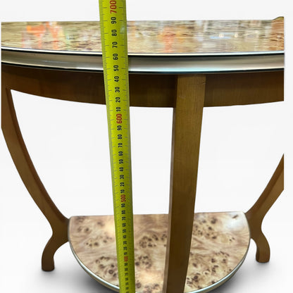 2. Burlwood Hall Table / Console Table