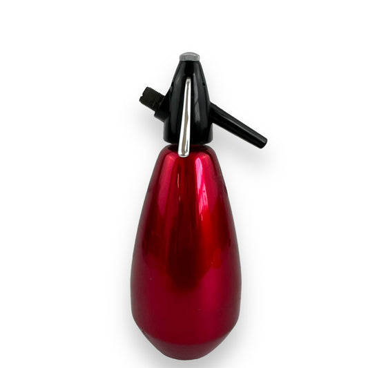 Red Soda Syphon bottle