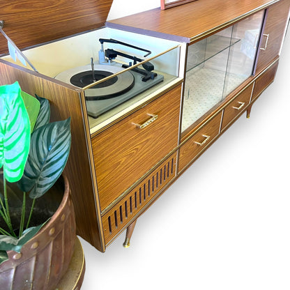 Huntly Furniture Sideboard with inbuilt record player & speakers