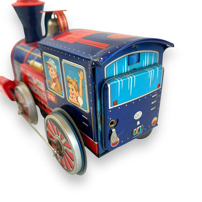 “Whoo-Whoo Locomotive” Tin Toy Train with Bell