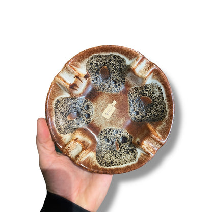 West German Scheurich Lava Glaze Ashtray – 402/14