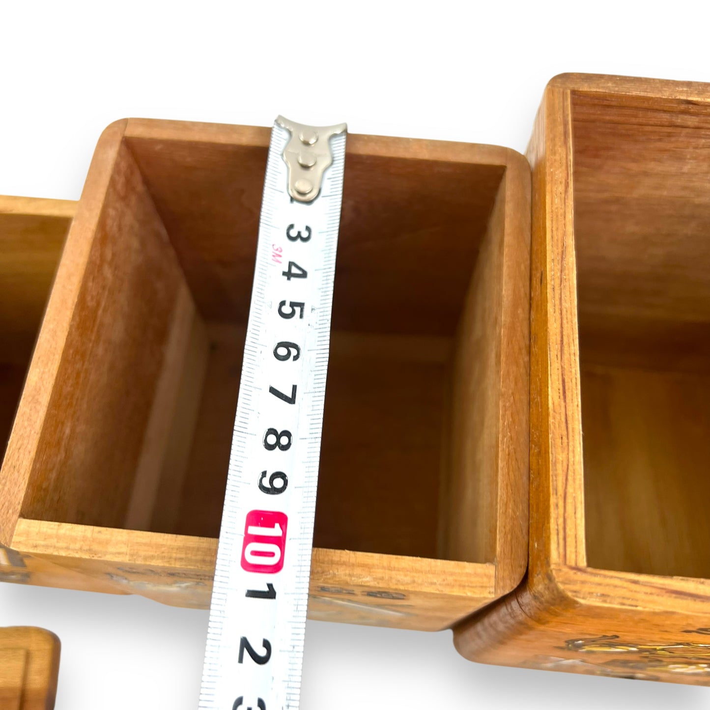 Wooden Kitchen Canister Set - Tea, Coffee, Sugar, Flour