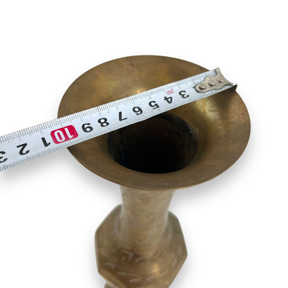 Tall Brass Vase