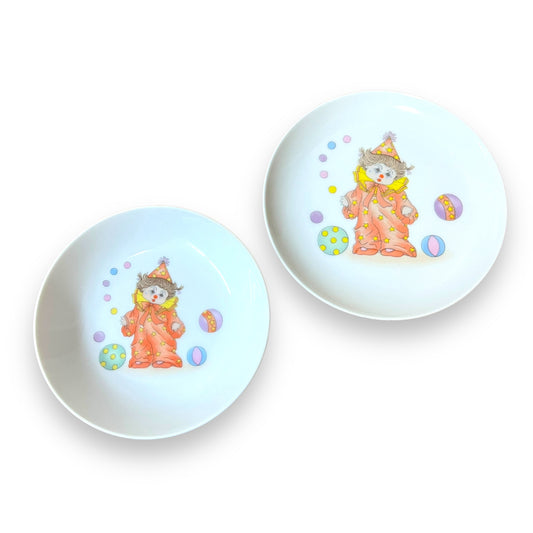 Clown Bowl and Plate Set - Made in Japan