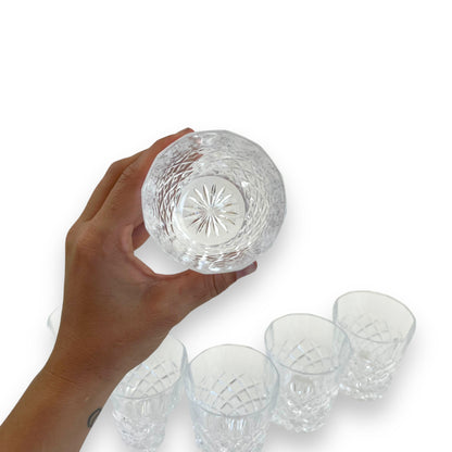 Crystal Whiskey Glass Set of 6
