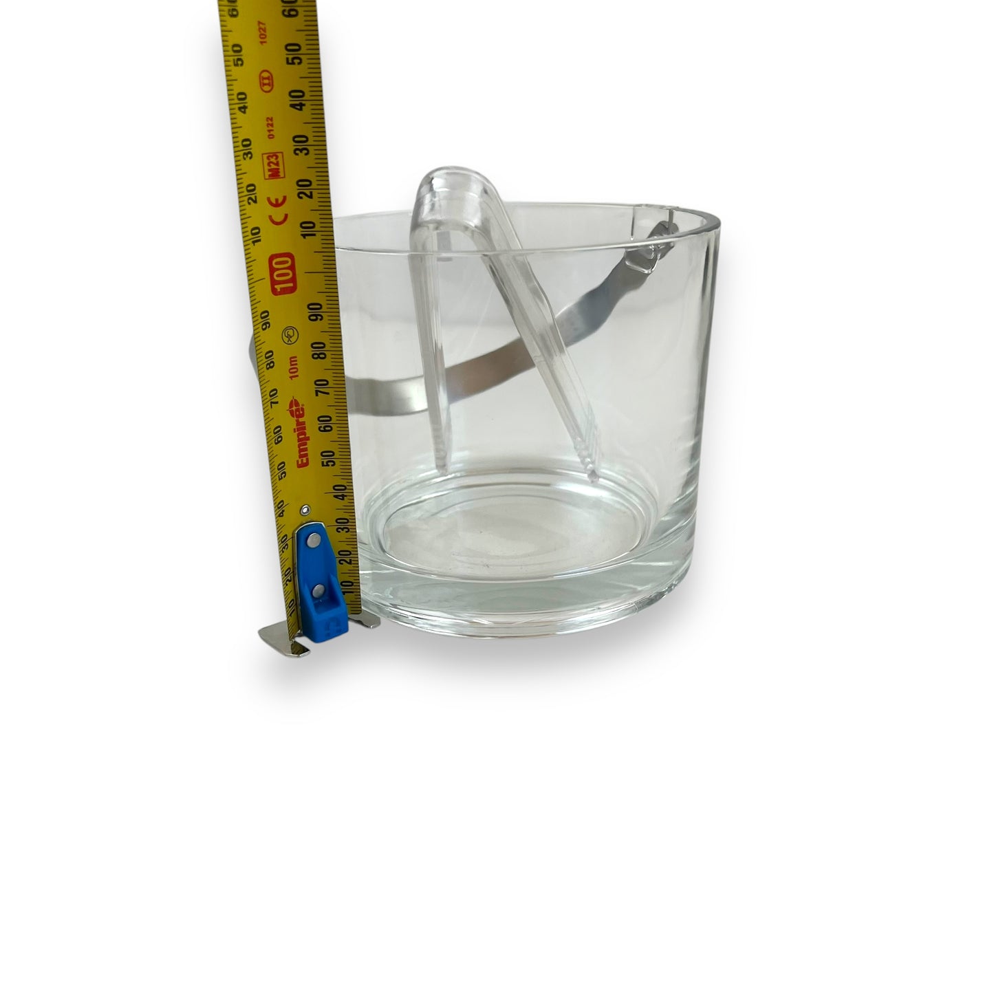 Toyo Sasaki Glass P-12601-JAN Ice Bucket with tongs