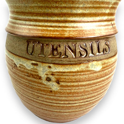 Utensils Jar by Belltower Pottery