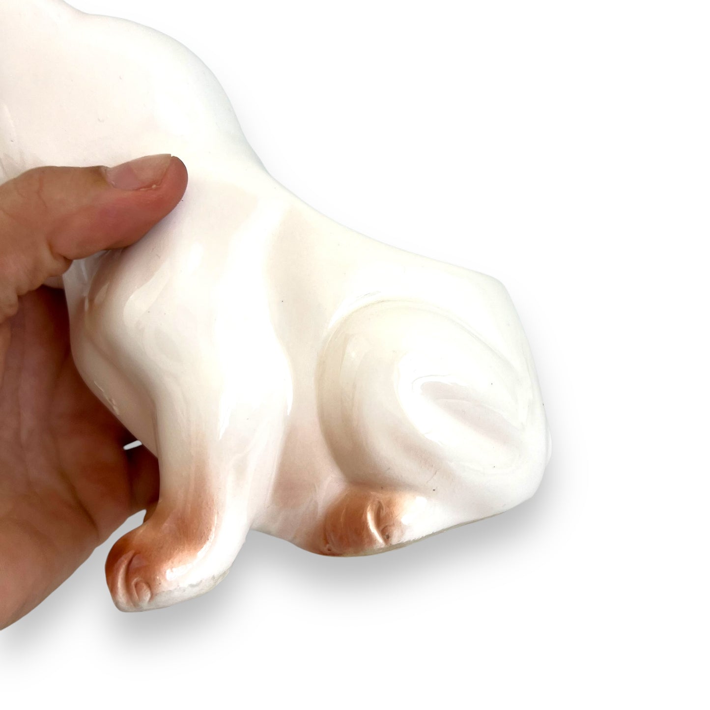 White Cat Plant Pot