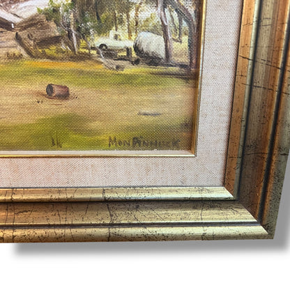 Mon Pendreigh “McMurray’s Old House” – Original Australian Outback Oil Painting
