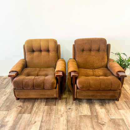 Brown Single Lounge Chair