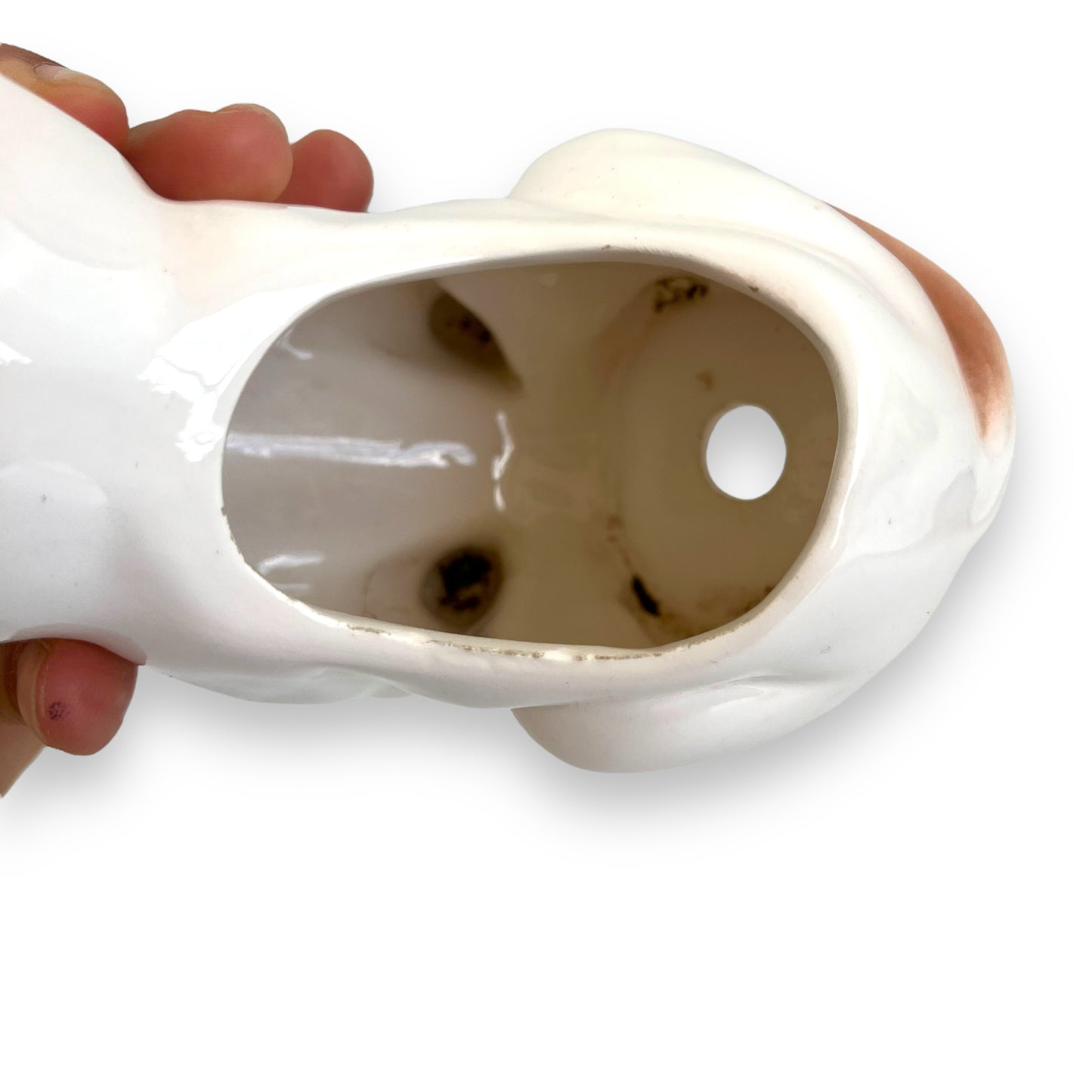 White Cat Plant Pot