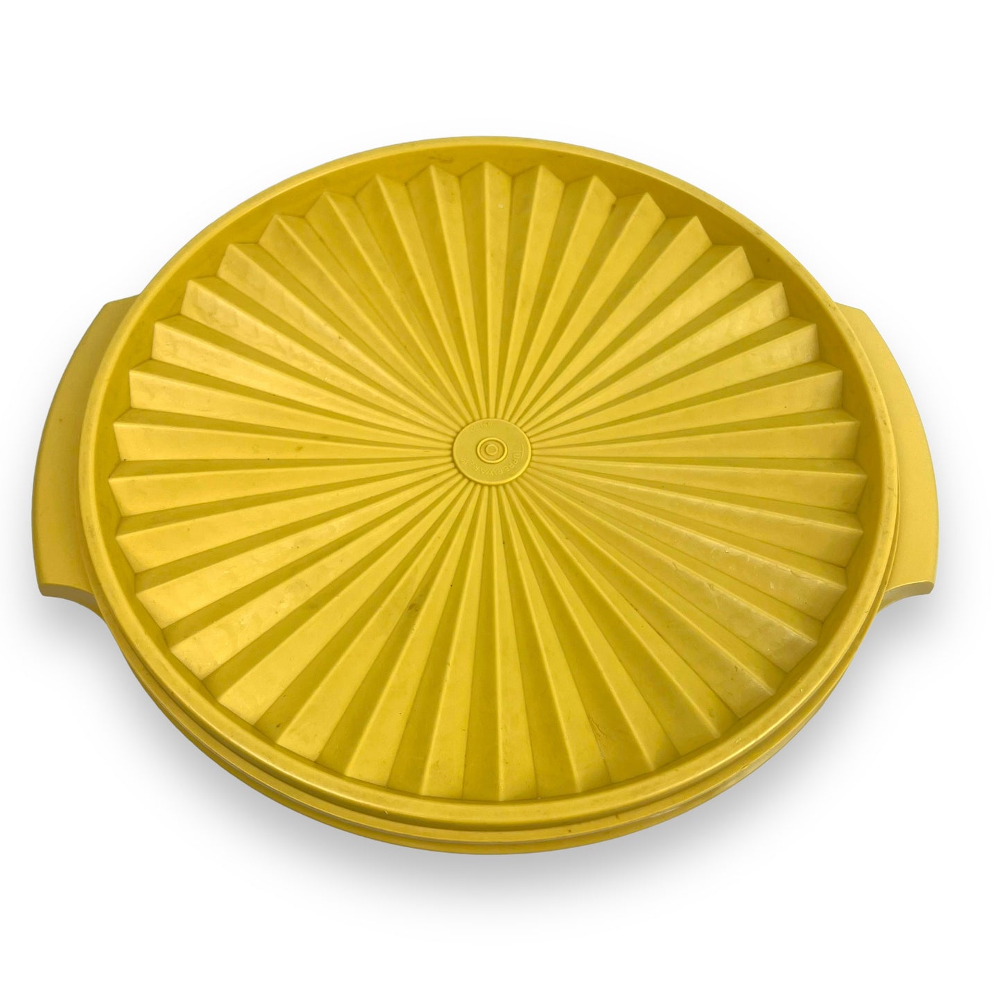 Yellow Tupperware Storage Bowl with lid