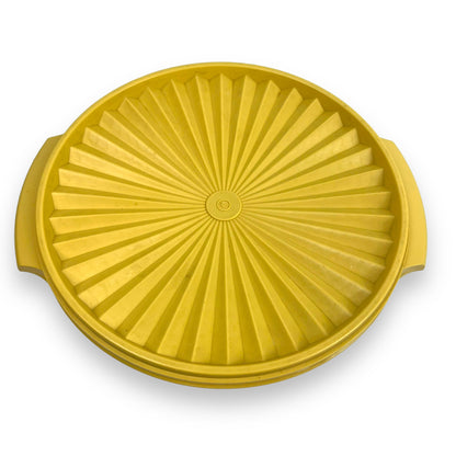 Yellow Tupperware Storage Bowl with lid