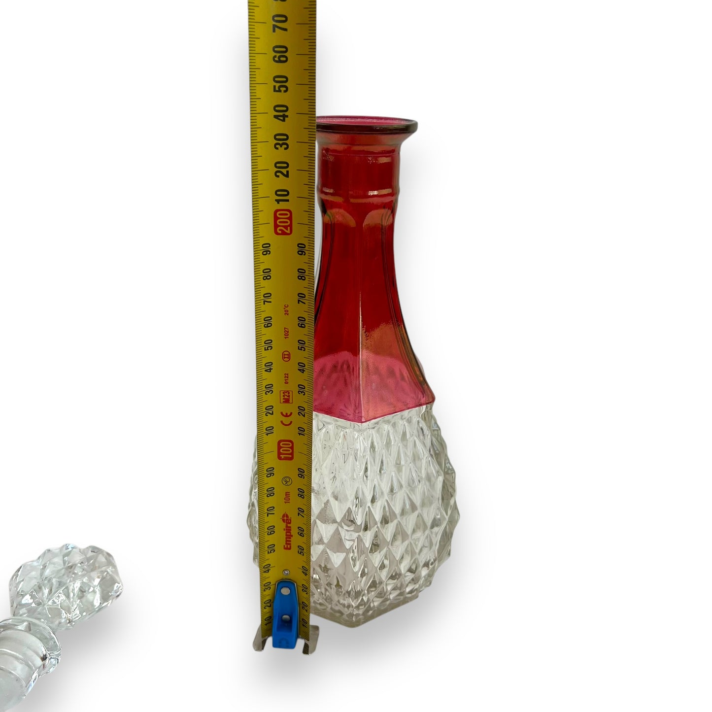 Indiana Glass King's Crown Diamond Point Decanter