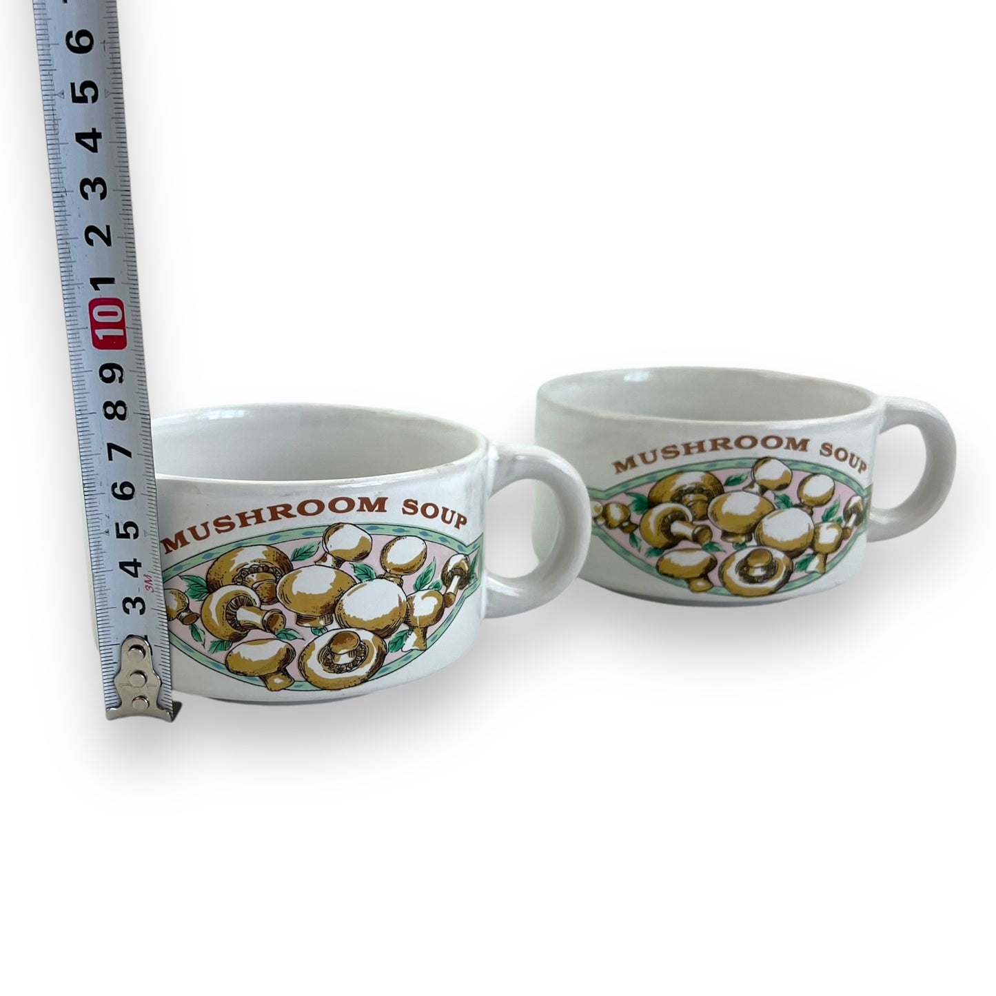 Pair of Mushroom Soup Mugs