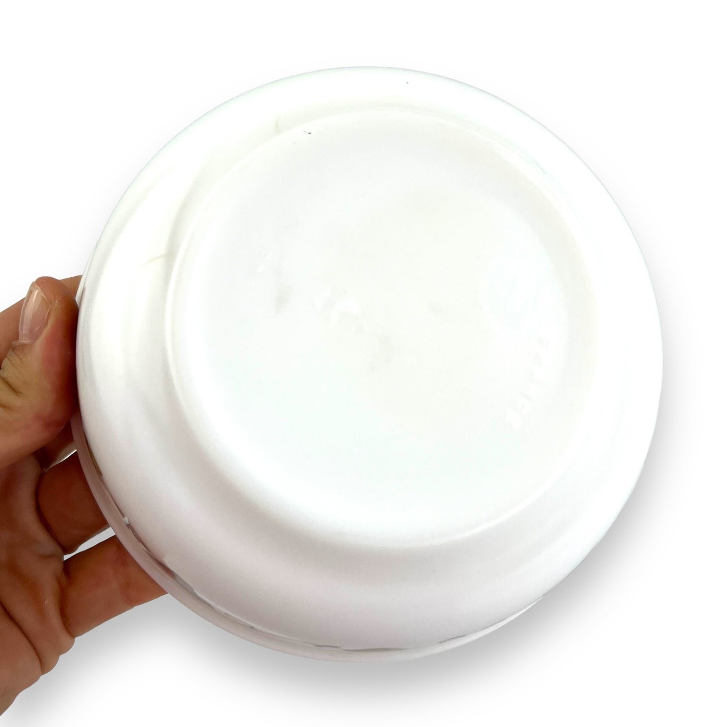 Brown onion white bowl set x2