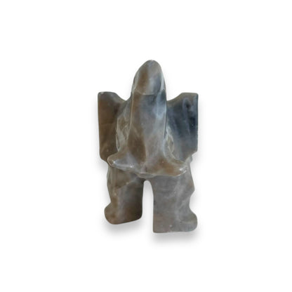 Stone carved elephant ornament