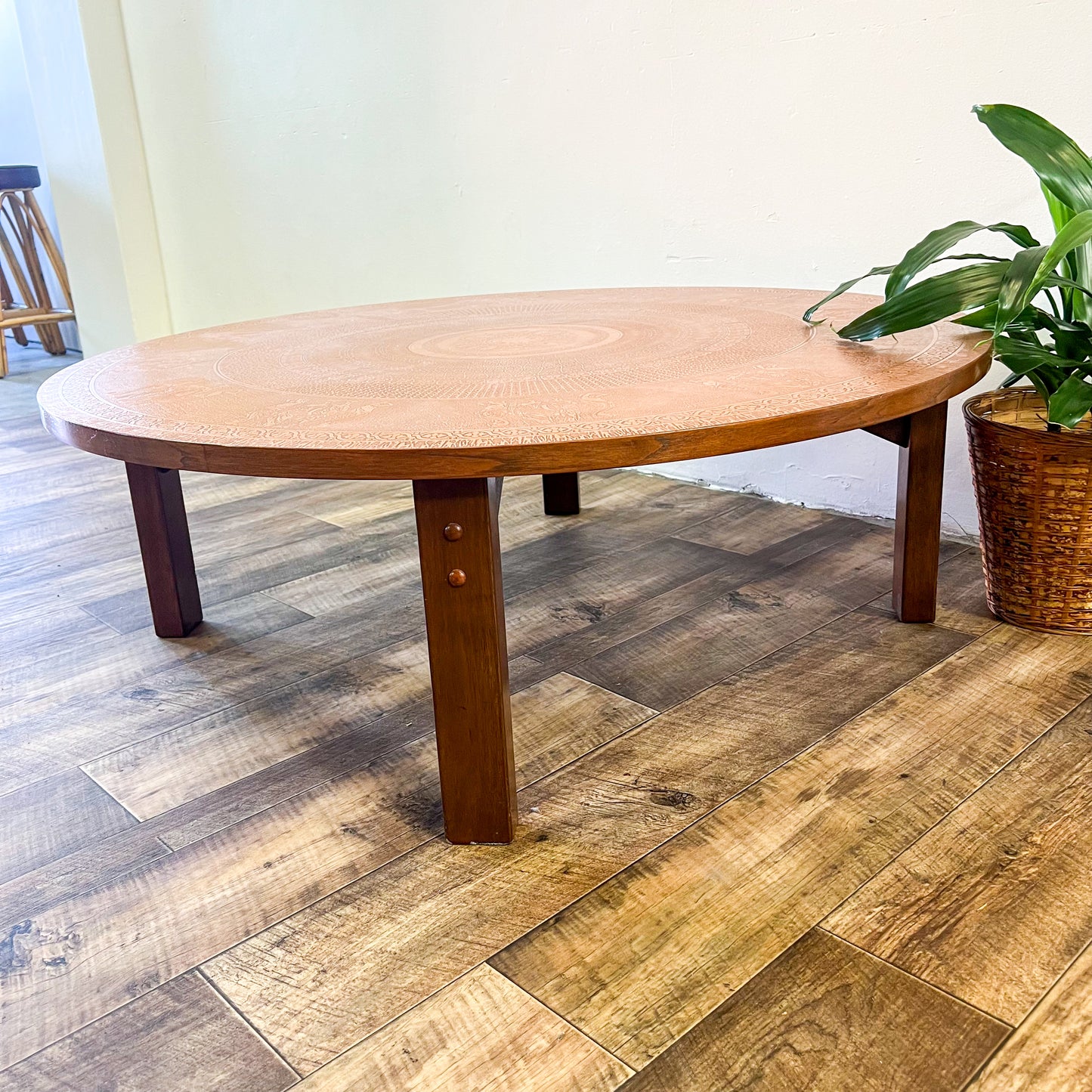 Copper Round Coffee Table