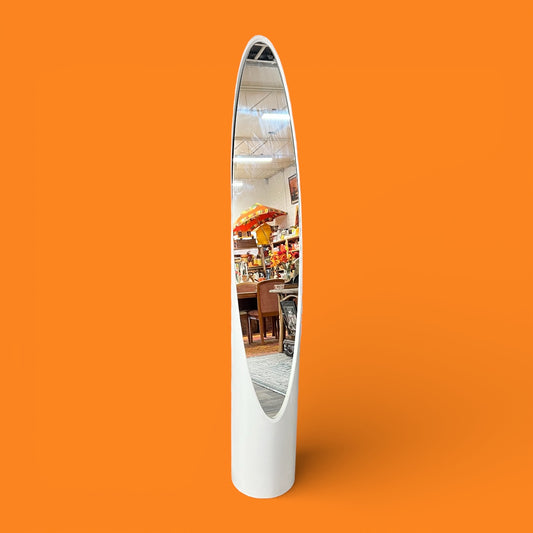 Retro Space Age “Lipstick” Floor Mirror
