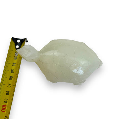 Stone carved turtle ornament