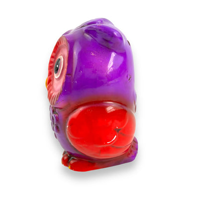 Purple Owl Money Box
