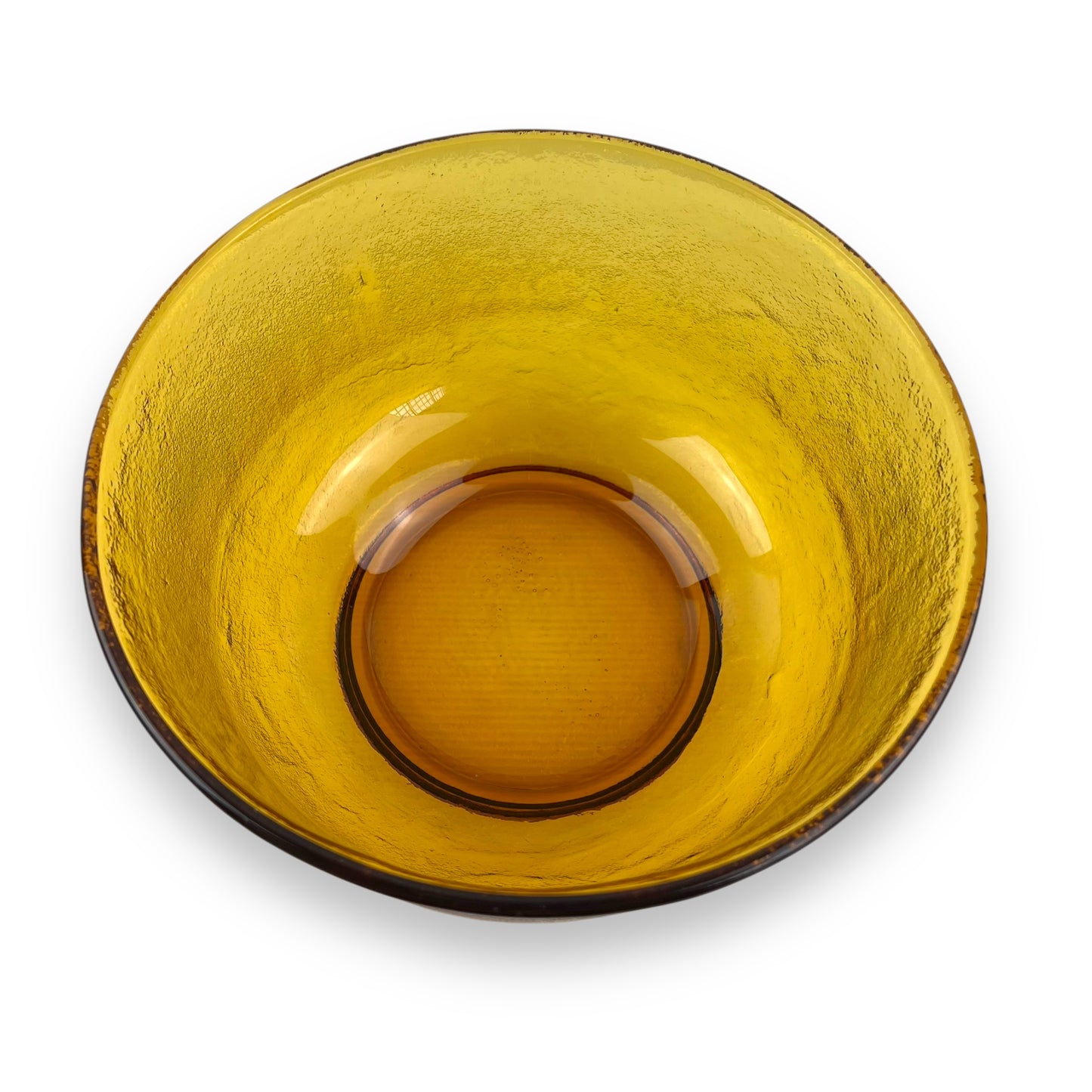 Arcoroc Sierra Large Amber Glass Bowl