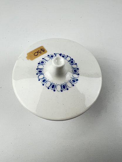 Figgjo Norway Hand Painted Lidded Sugar Bowl