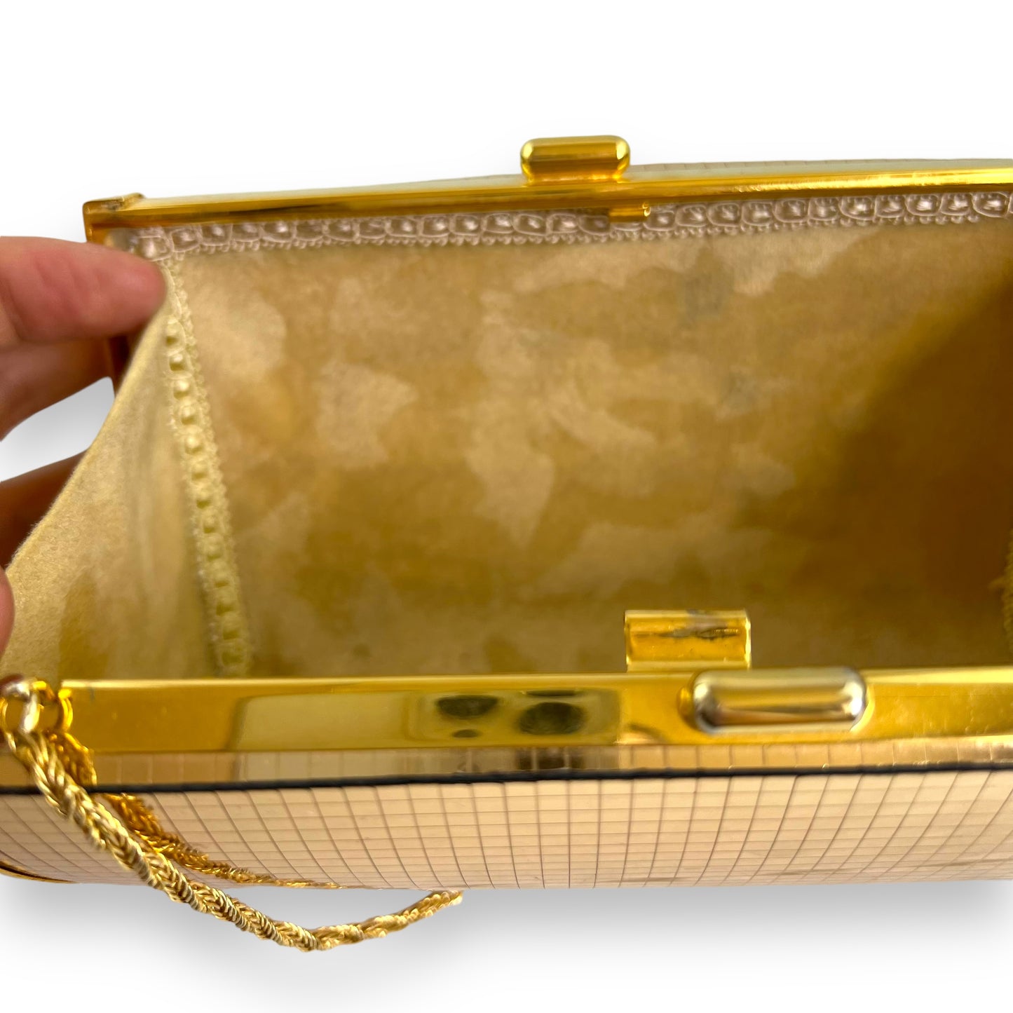 Gold Reflective Evening Bag