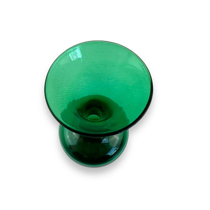Green Glass Vase