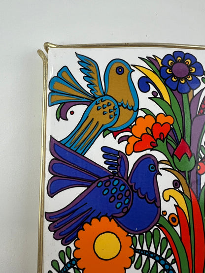 Villeroy & Boch Colourful Birds & Flowers Ceramic Trivet